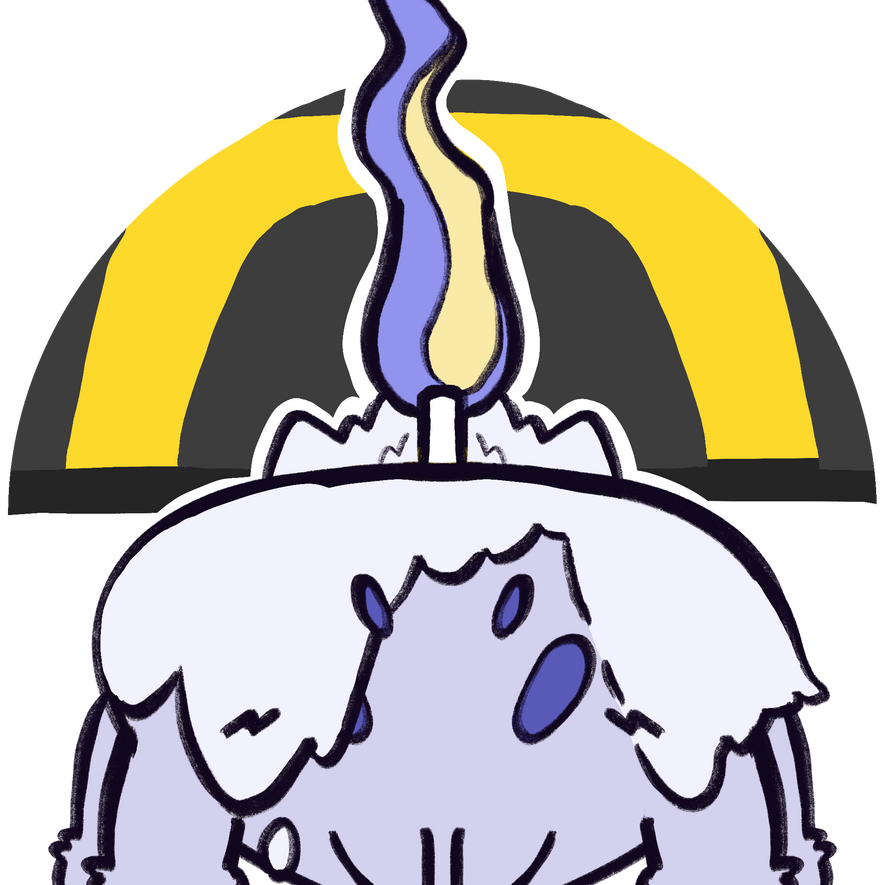 Character is Joltwick/Whisp belonging to CrowTeethh // Fan-character of Pokemon series by Nintendo // Completed Jun 2025