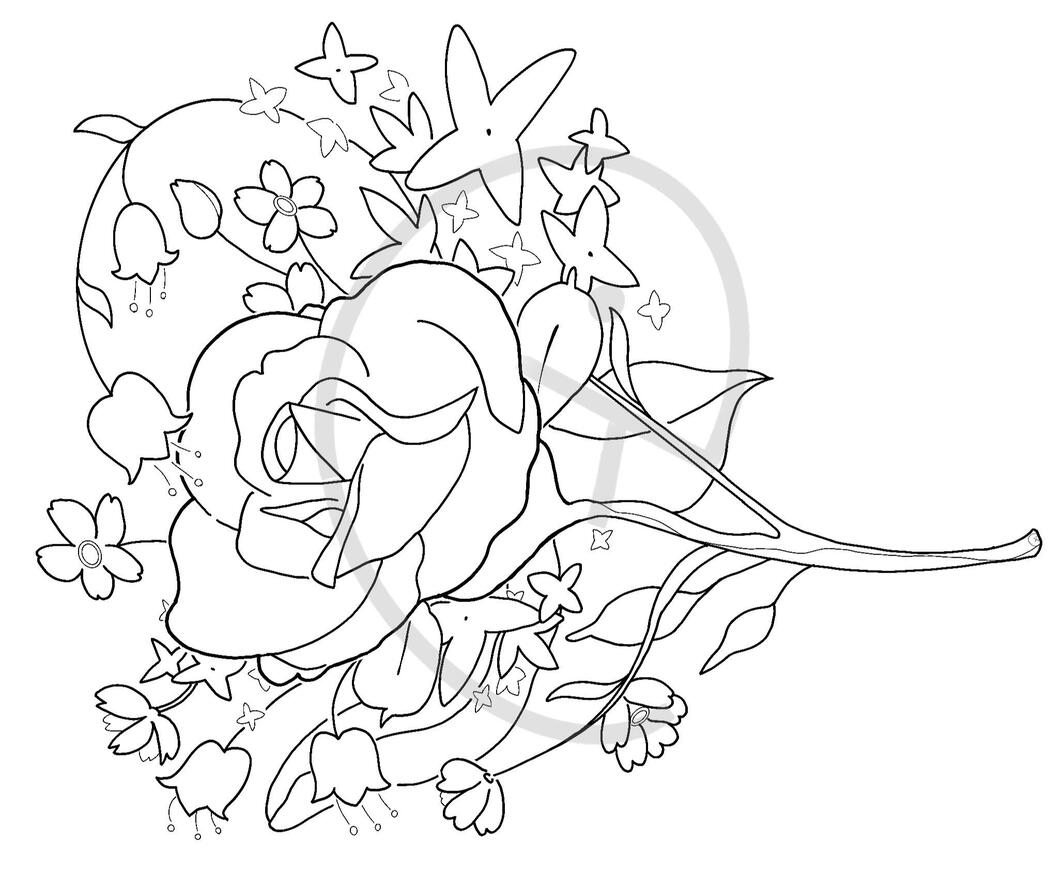Tattoo design for IRL friend of CrowTeethh